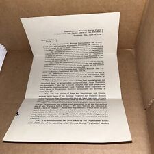 1906 Women Relief Corps Letter Grand Army of Republic General Orders Convention picture