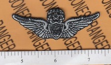 USA Master Crew Chief Member Aviation wing 2.75" badge cloth patch c/e