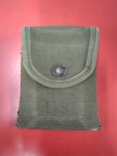 USGI CANVASS LENSATIC COMPASS/FIRST AID POUCH-AUG 1960 picture