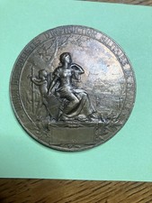 Art Nouveau Marseillaise french military instruction rare medal by Henri Dubois