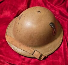 British WWII Helmet with Painted Insignia picture