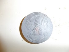 b0062 WW 1- WW 2 Polish French Helmet Plate Adrian GD3