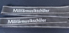DDR East German Musician Bandsman Patch Cuff Title Military Music School