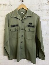 vintage u.s military og 507 shirt og107 field army airbrone patch america picture
