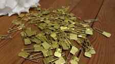 Vintage Brass Military Laundry Pins 10 pcs picture