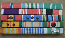 Vintage 3 war  U.S. Army  Military Ribbon Bar Bronze Star European Korea picture