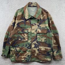 US Army Field Jacket Adult XL Extra Large Camo Woodland Camouflage Cargo M-65 picture