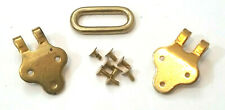 Sling Repair Replacement Parts Kit Brass Plated Hooks For 1907 Leather Slings  picture
