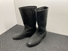 WW2 German Officer Men's Marching Leather Jack Boots Black, size 9.5 us - 41euro picture