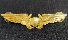 WW2 US Navy USMC Naval Aviator Wings - 1/20 Gold Filled picture