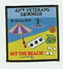 Vintage North South Skirmish Patch  HIT THE BEACH  43RD VETERANS SKIRMISH   2014 picture