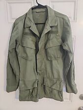 Vintage Vietnam Era Coat Small Regular Jacket Slant Pocket OG-107 Combat Army picture