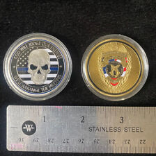 Lot Of 2 Gold & Silver POLICE Force Commemorative Challenge Coins picture