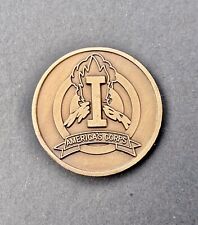 I CORPS FORT LEWIS CHALLENGE COIN - BRASS picture