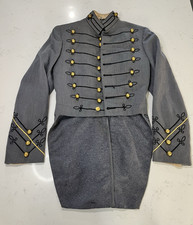 1966 West Point US Military Academy Cadet Uniform Jacket Coat Tails Wool Sm- USA