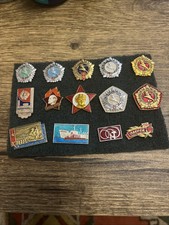 Military and Labour Lenin communists badges