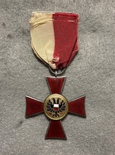 WW1 WWl German Hanseatic Lübeck War Merit Cross Medal - No Chips or Cracks