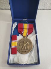 Vintage US Armed Forces National Defense Service Medal & Ribbon in Box. picture