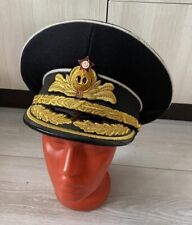 Soviet Russian Visor Cap ADMIRAL NAVY Officer Hat Military Uniform USSR Army picture