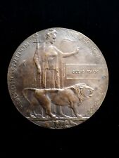 Genuine WW1 Death Penny Gulab Khan 6 Possibles British Commonwealth Military  picture