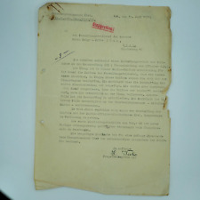 WW2 Original German Kriegsmarine officer training letter navy document Kiel old picture