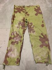WWII SOVIET RUSSIA AMEBA SPRING CAMO FIELD TROUSERS PANTS-SIZE MEDIUM (30-36) picture