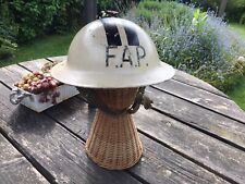 WW2 Original 1941 Dated First Aid Party Supervisors Steel Helmet picture