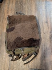 WWII Era German Infantry Soldiers Fur Backpack (Wehrmacht Tornister) W Mess Kit