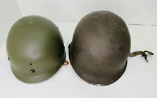 Belgian M51 Steel Combat M1 Helmet w/Liner Chinstrap Military Army Original picture