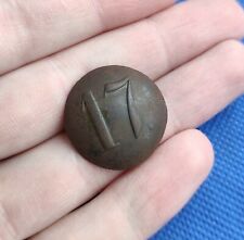 Original WWI WW1 Russian Empire soldier number buttons 17 original picture