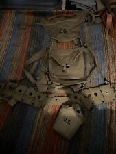 WW2 Haversack With Canten And Med Pouch picture