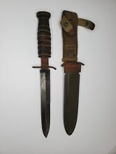 VERY RARE U.S M3 R.C.CO Trench Knife Vintage WWII Military Militaria picture