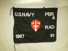 flag1378 Vietnam US Navy PBR 4 RAD 911967 brown water patrol boat river W11E