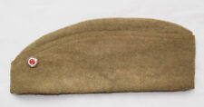 World War 1 U.S. Army AEF Wool Military Hat and AEF Pinback Button, Size picture