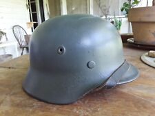Original WW2 German M40 Steel Helmet Q66 picture