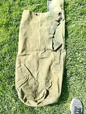Vintage Military Canvas Duffle Bag Large Preowned Good Condition  picture