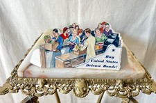 1941 WWII Buy United States Defense Bonds Cardboard Store Counter Display