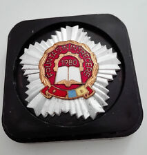 Vintage Romanian communist enamel Cockade socialist pin badge 1980 communism era picture