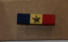Navy & Marine Corps Medal Ribbon Bar with Gold Star Distinguished Service WW2 picture