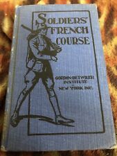 Soldiers french course Original  1917 WW1 Very Good Conversational Language picture