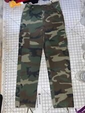 US Army Pants Size Medium Woodland Camo Combat Trousers Button Fly Y2K 2001 VTG picture