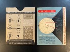 1944 Bureau of Naval Personnel Training Aids - How to use this Compass Trainer picture