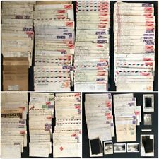 WWII 200 Letters Lot US Navy USS Almaack Pacific Iwo Jima Japan Philippines vtg picture