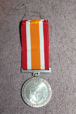 Original 1967-1970 Nigeria Defence Service Medal w/Full Ribbon
