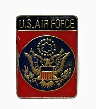 US AIR FORCE HAT LAPEL PIN UP USAF SEAL LOGO AFB PILOT CREW WING EAGLE RED HORSE picture