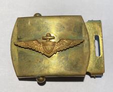 1920s USMC/US Navy Aviator Brass belt Buckle picture
