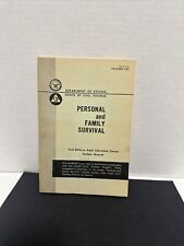 VINTAGE 1966 Department of Defense Personal and Family Survival Manual SM 3-11-A picture