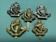 5 Different WWI North Irish Horse Cap Badges picture