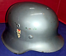 Vintage German Helmet M42 - WWII? - REPAINTED picture