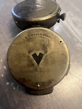 WWI VINTAGE US ENGINEER CORPS BRASS COMPASS CRUCHON & EMONS #64205 picture